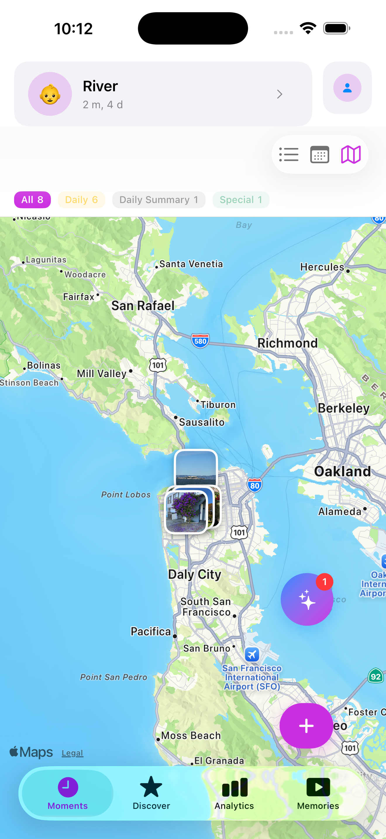 Map feed